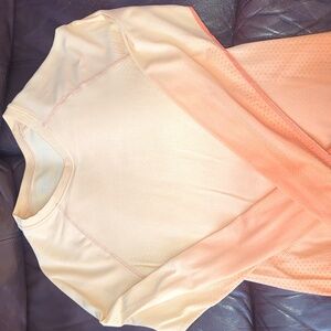 FIGS Women gradient Orange Compression Long Sleeve
